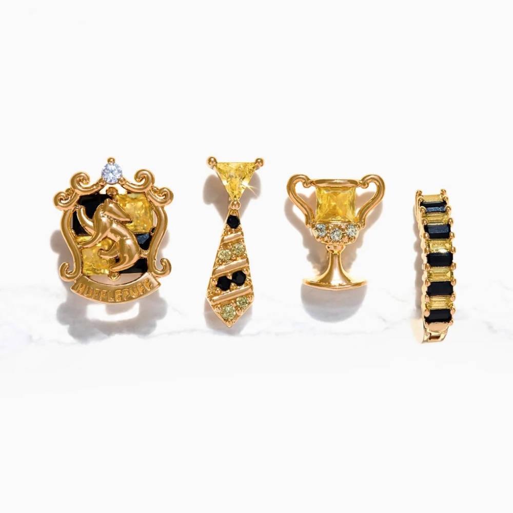 Harry Potter Hufflepuff House Earring Stud Set